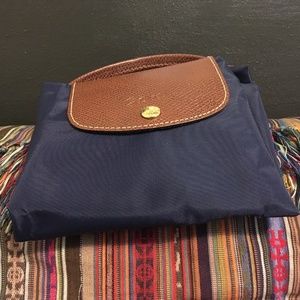 Longchamp LePliage Nylon/Leather Folding Briefcase